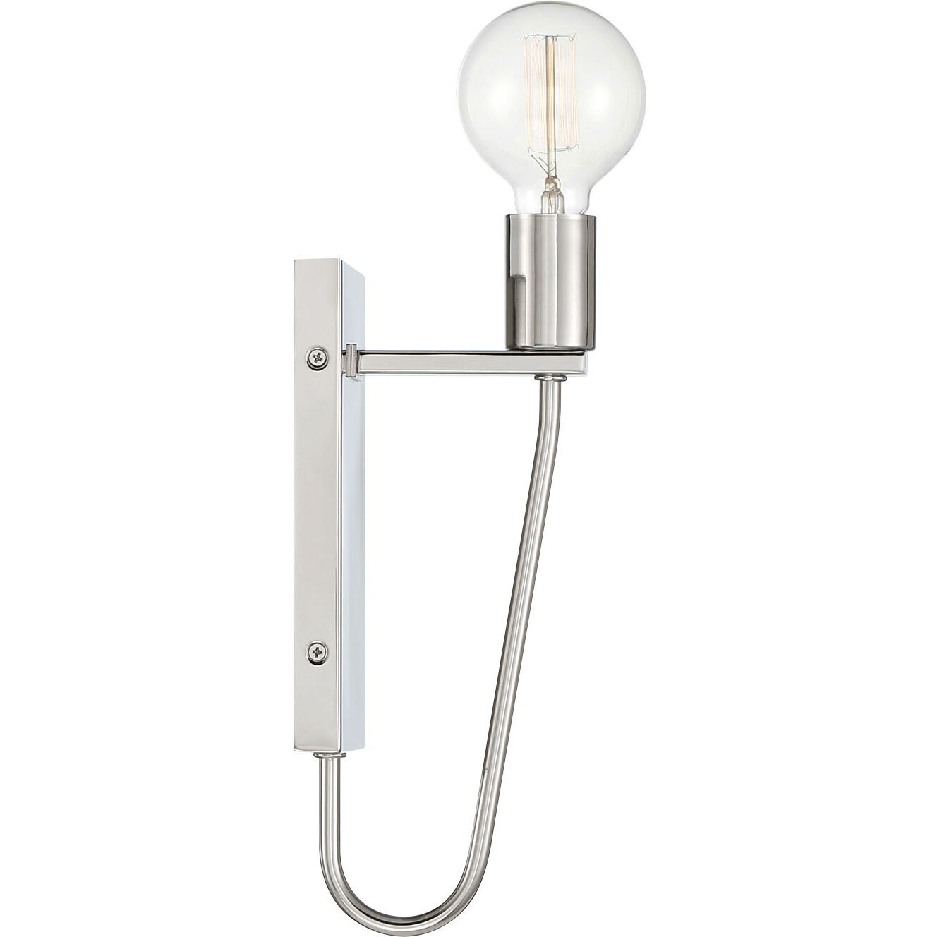 Ravella 1 Light 4.5 inch Polished Nickel Wall Sconce Wall Light